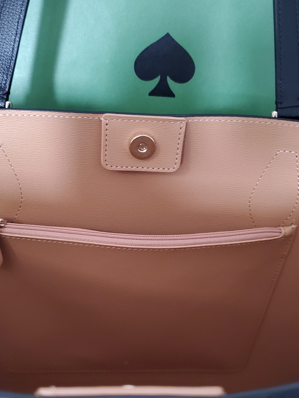 Kate Spade Black POPPY Leather Tote - Picture 6 of 13
